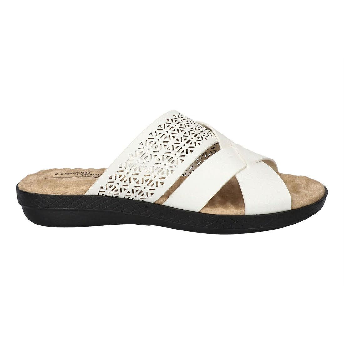 Other Easy Street Coho White Shoes Comfort Slip-On Sandals Size 7 Size US 7 / IT 37 - 2 Thumbnail