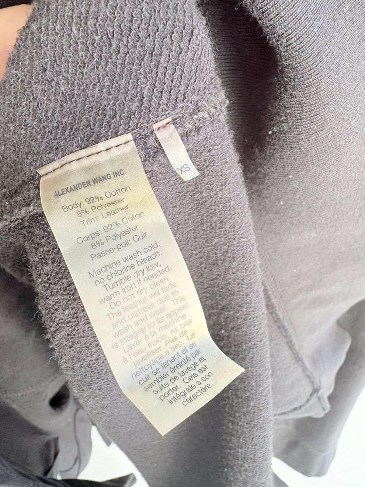 Alexander Wang Oversized Cape Sweatshirt Size US XL / EU 56 / 4 - 7 Thumbnail