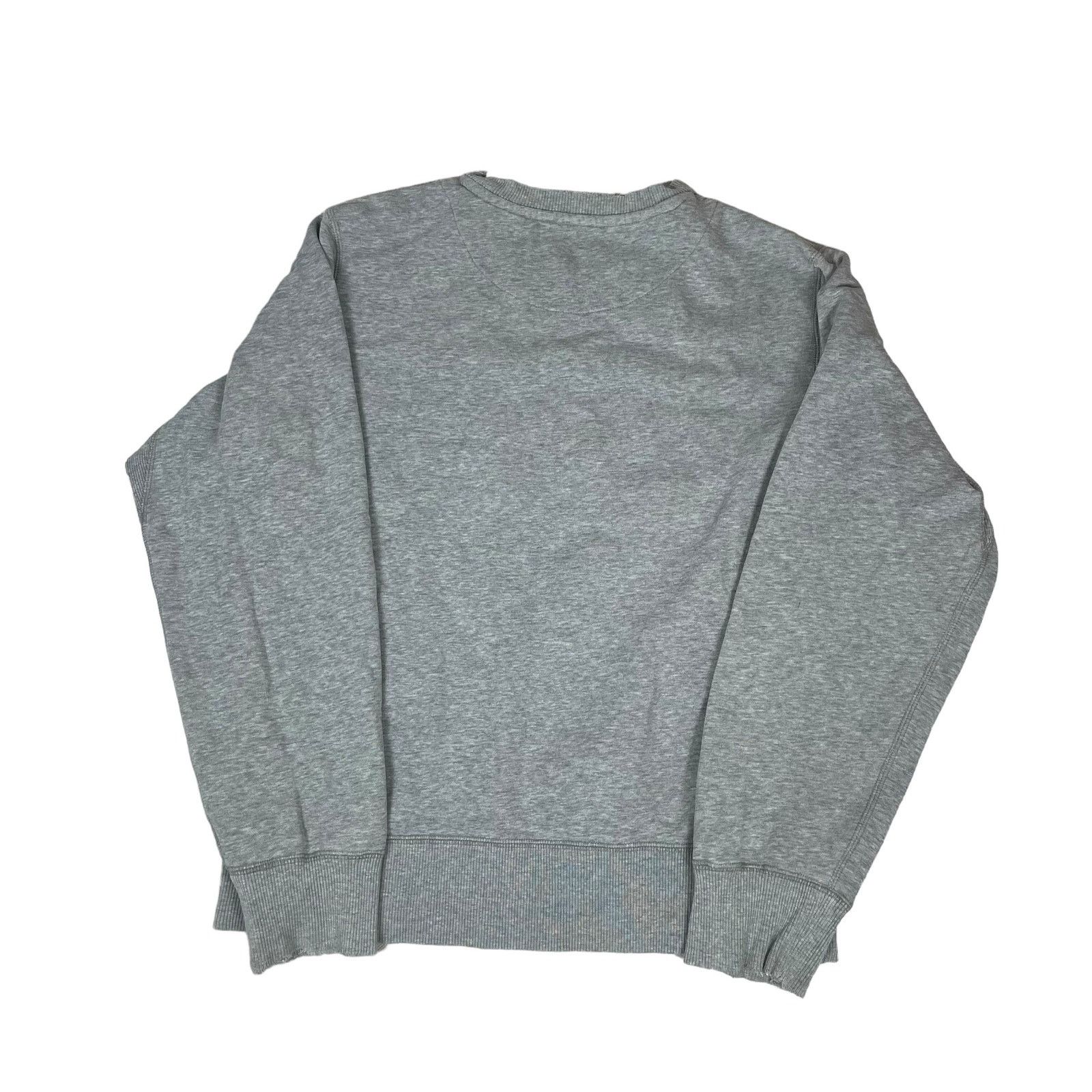 Nike × Vintage Nike Men's Heather Gray Cotton Swoosh Pullover Sweatshirt S Size US S / EU 44-46 / 1 - 7 Thumbnail