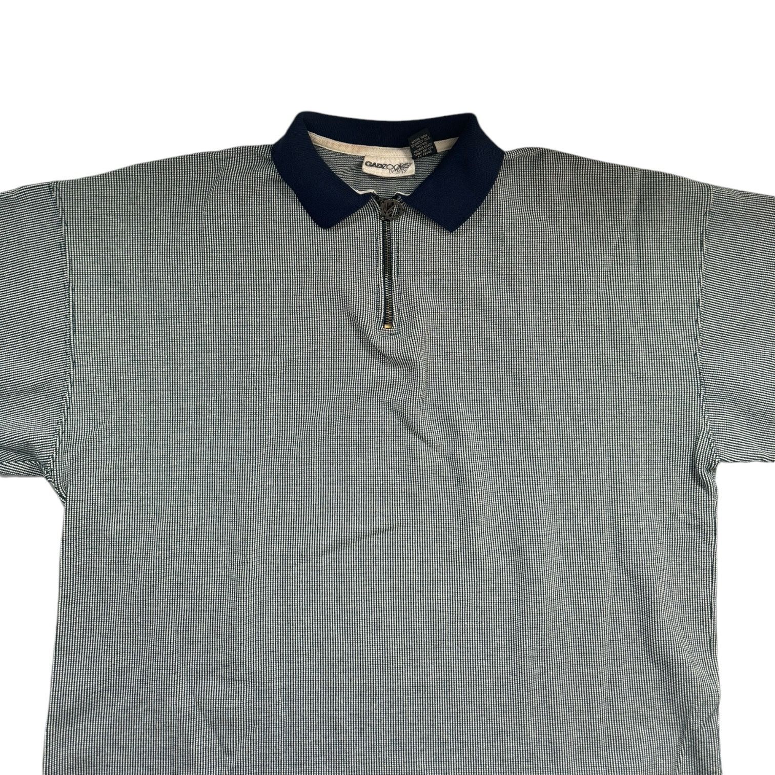 Other Vintage 1980s Gadzooks Loose Fit Blue White Green Polo Large Size US L / EU 52-54 / 3 - 1 Thumbnail
