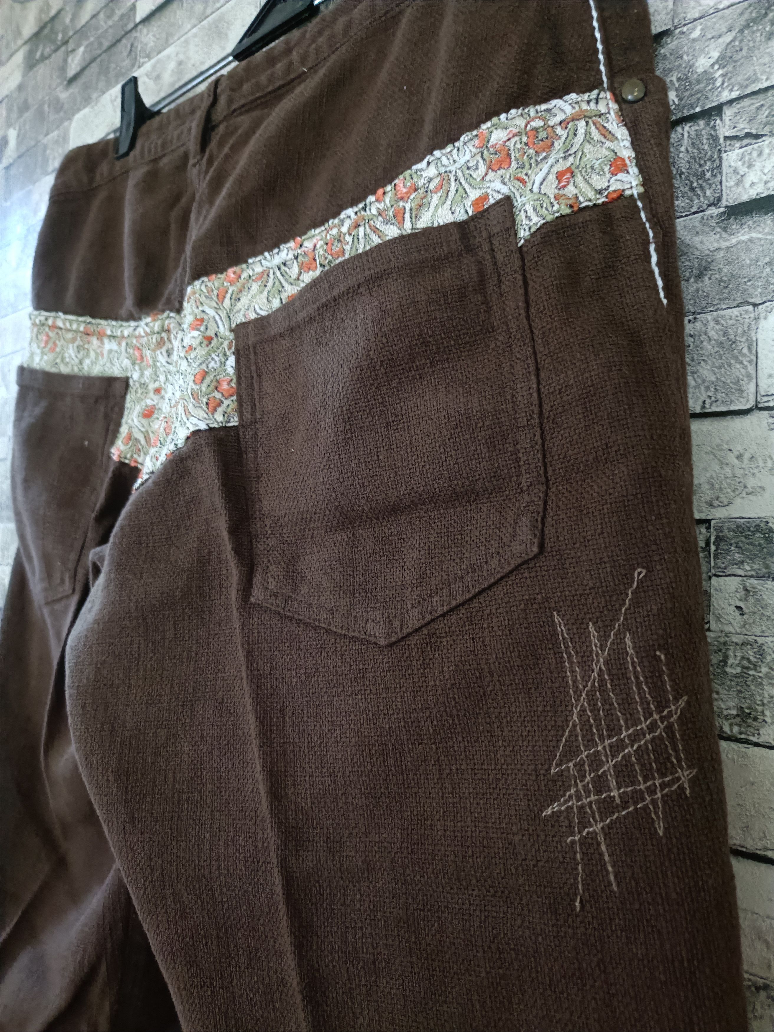 Japanese Brand Vintage gemstone japan art patches jorts pants Size US 34 / EU 50 - 5 Thumbnail