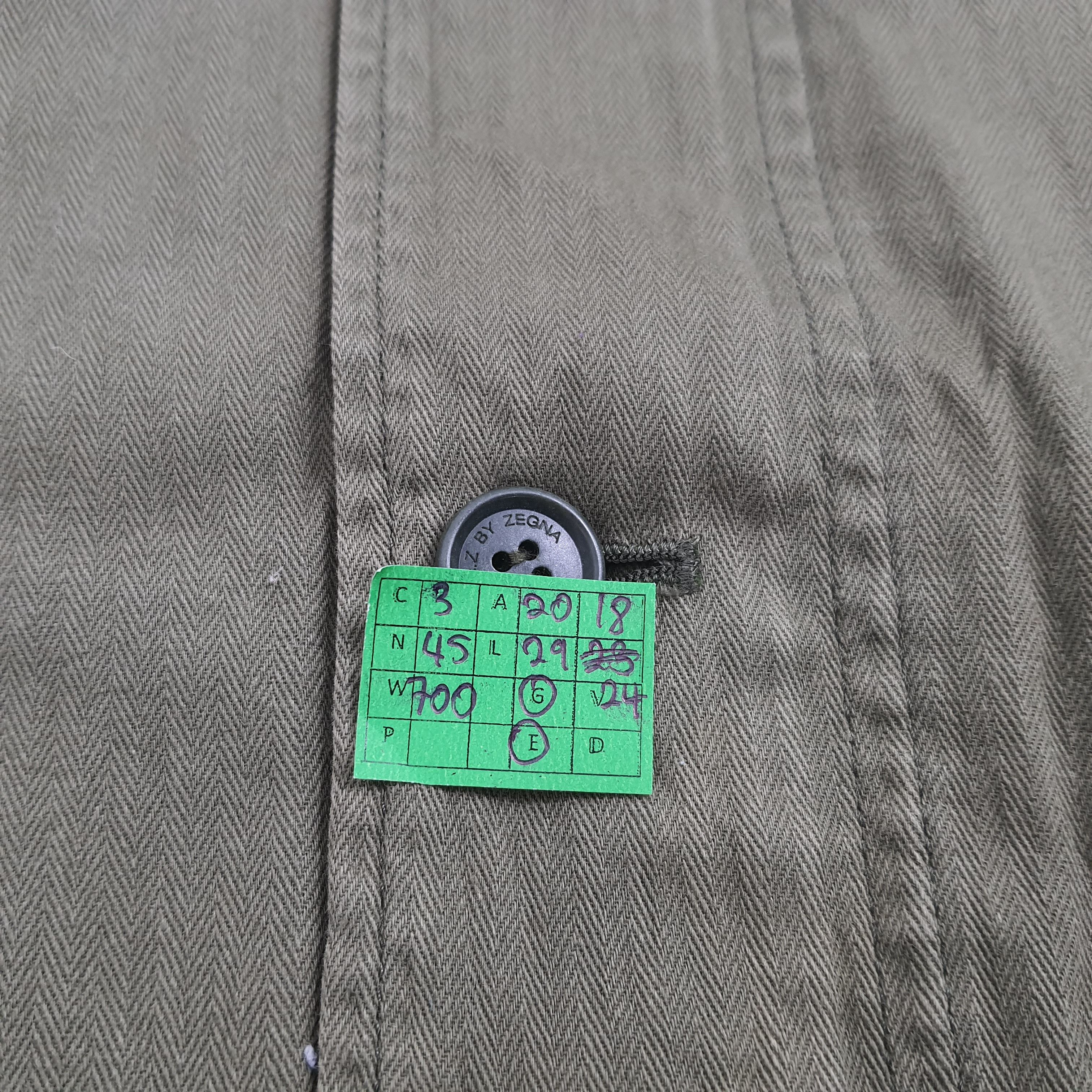 Ermenegildo Zegna × Vintage Vintage E.Z by Zegna Military Style Jacket Size US M / EU 48-50 / 2 - 8 Thumbnail