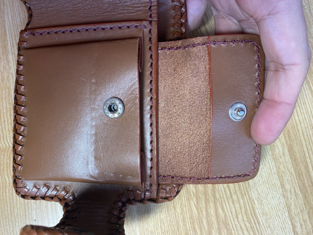 Japanese Brand × Leather × Vintage Leather Bifold Wallet Vintage Look Size ONE SIZE - 7 Thumbnail