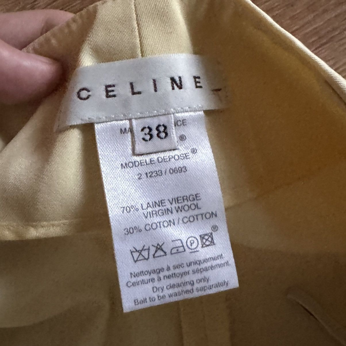 Celine × Vintage vintage pants celine Size 26" / US 2 / IT 38 - 3 Thumbnail