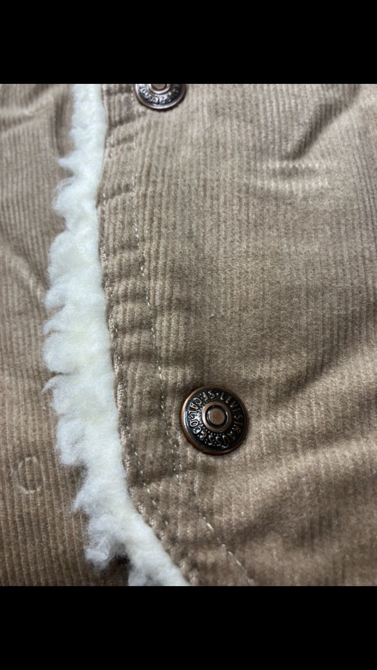 Levi's × Vintage 80’s Levi’s Corduroy Sherpa Vest Size US M / EU 48-50 / 2 - 2 Thumbnail