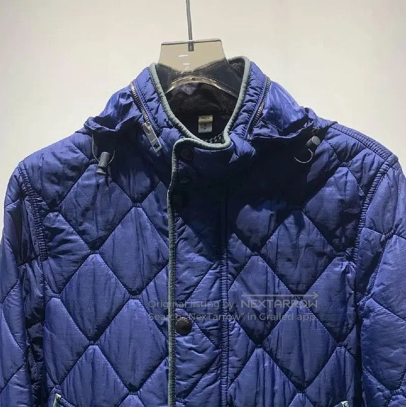 Burberry Burberry Men's Navy Quilted Down Jacket Size S. Size US S / EU 44-46 / 1 - 7 Thumbnail