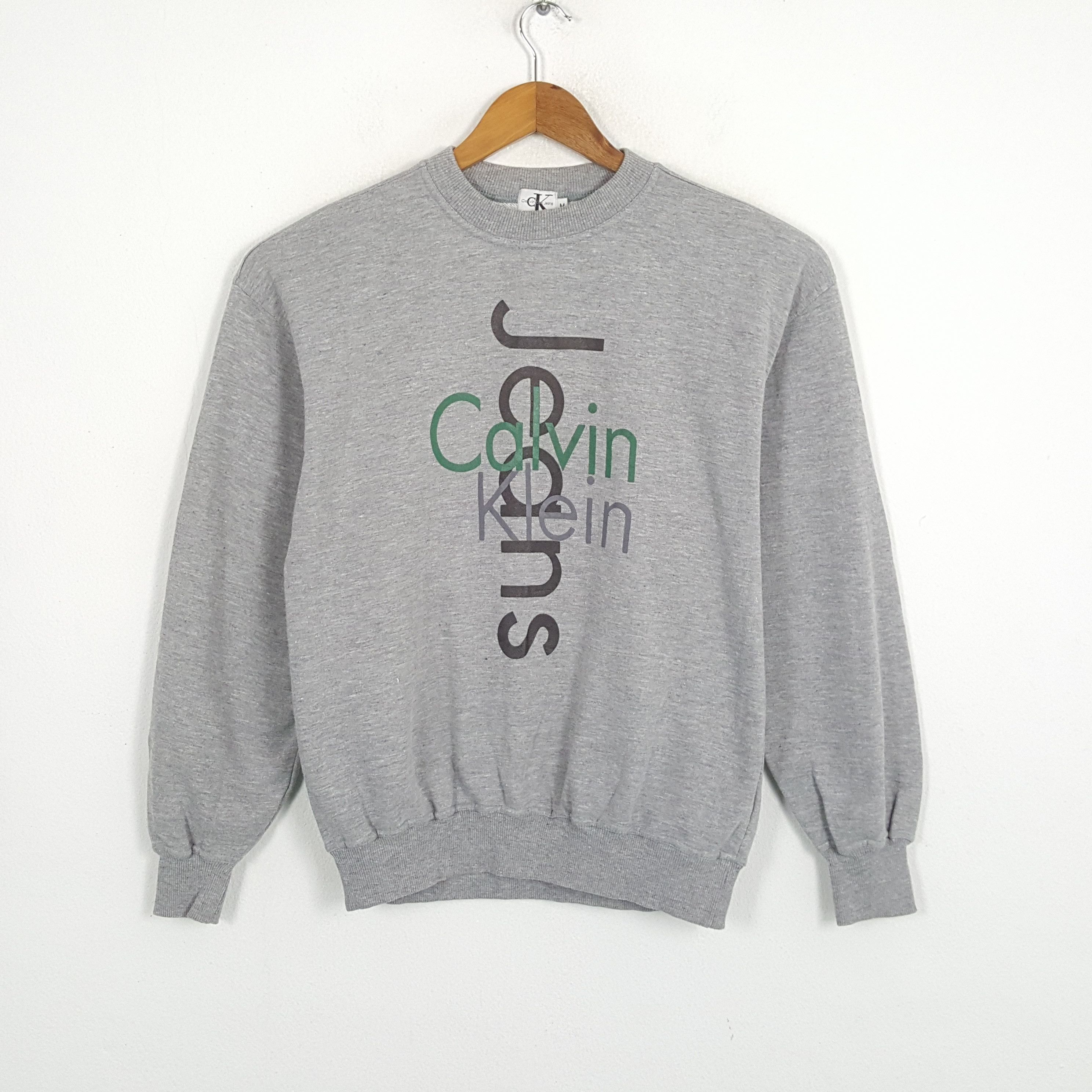 Calvin Klein × Calvin Klein 205W39NYC × Vintage Vintage CALVIN KLEIN Fashion Brand Sweatshirst Size US M / EU 48-50 / 2 - 1 Thumbnail