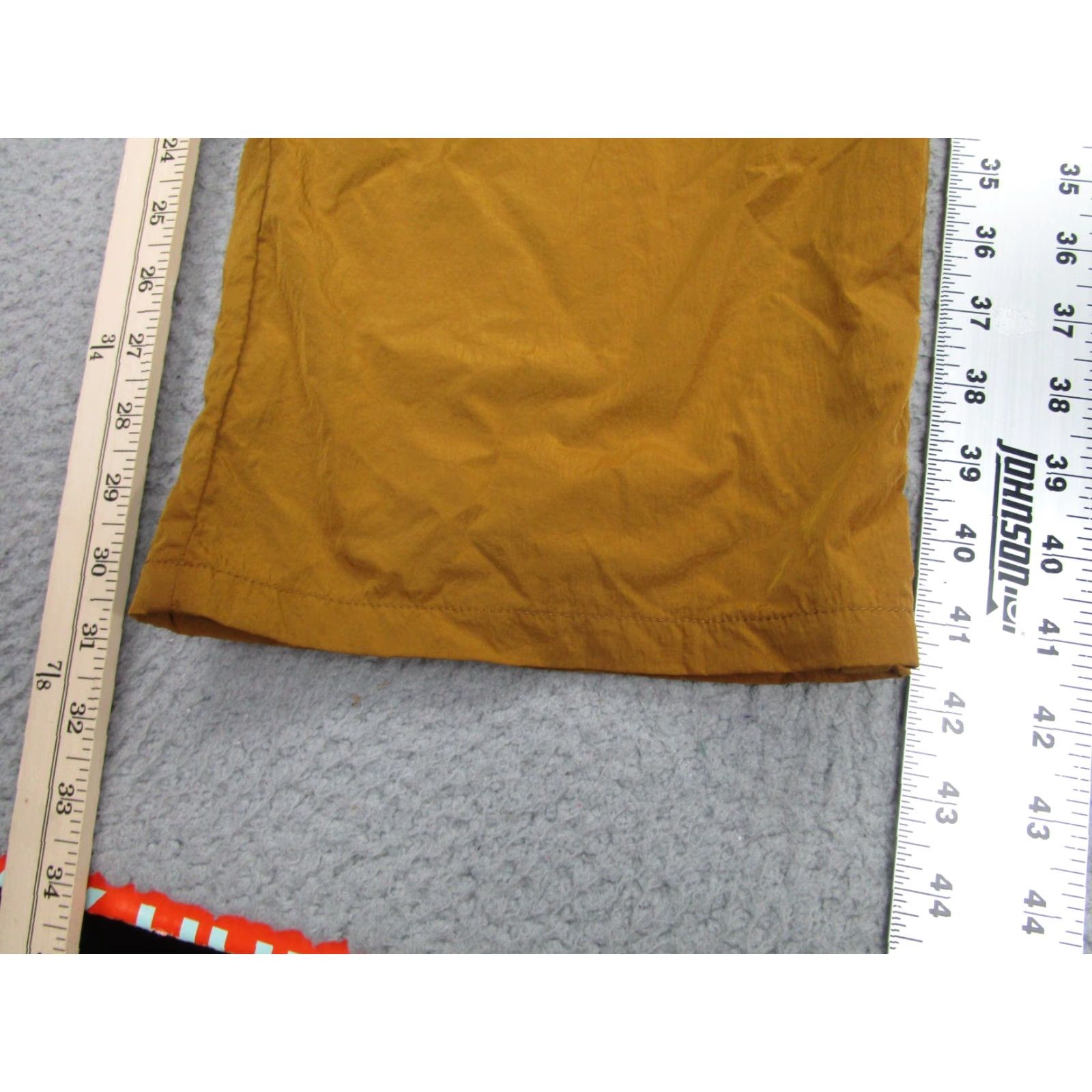 Good American Good American Pants Womens 28x32 size 1 Brown Bronze Windbreaker Wide-Leg Size 25" / US 0 / IT 36 - 2 Thumbnail