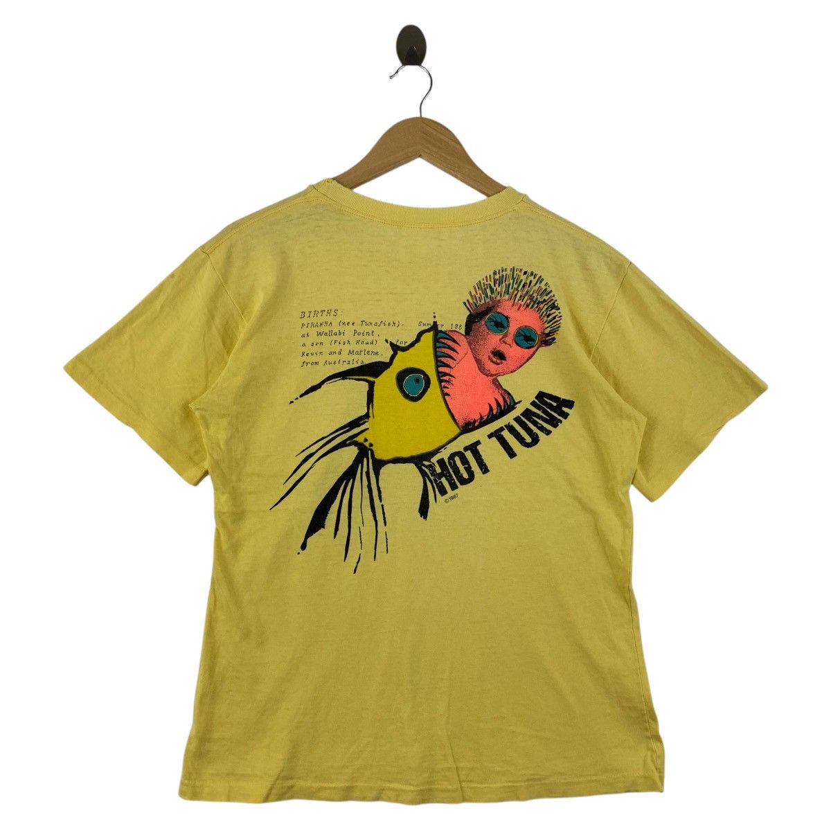 Hot Tuna × Vintage Vintage 90s HOT TUNA big back hit Surfing tee Size US M / EU 48-50 / 2 - 1 Thumbnail
