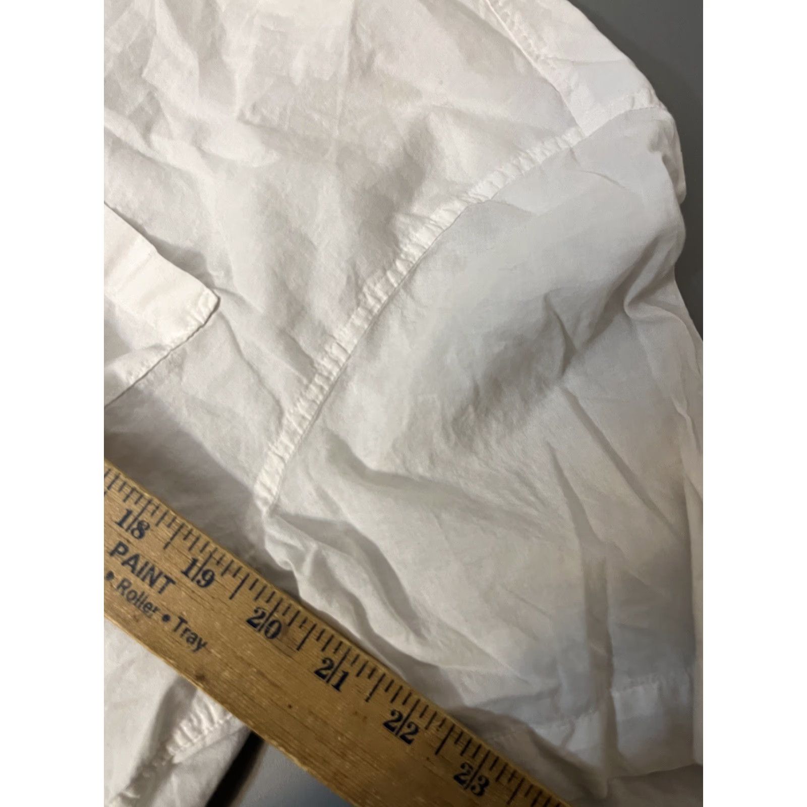 H&M VINTAGE H&M Button-Up Shirt Men Short Sleeve Regular XL White Slimming Pattern Solid T-Shirt? Size US XL / EU 56 / 4 - 6 Thumbnail