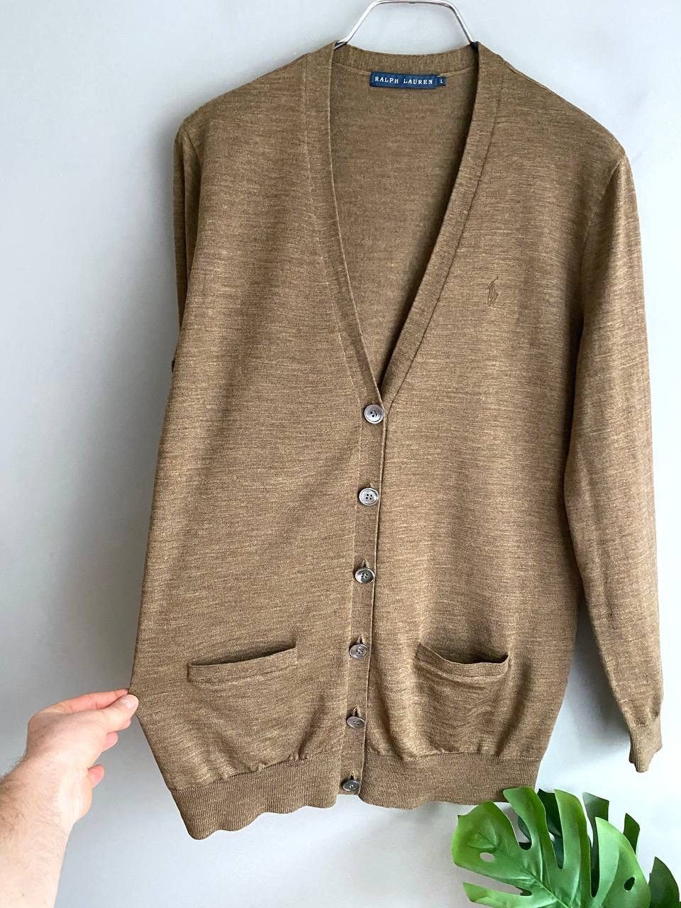 Polo Ralph Lauren Ralph Lauren 100% Merino Wool Women's Knit Cardigan, Size L Size L / US 10 / IT 46 - 8 Thumbnail