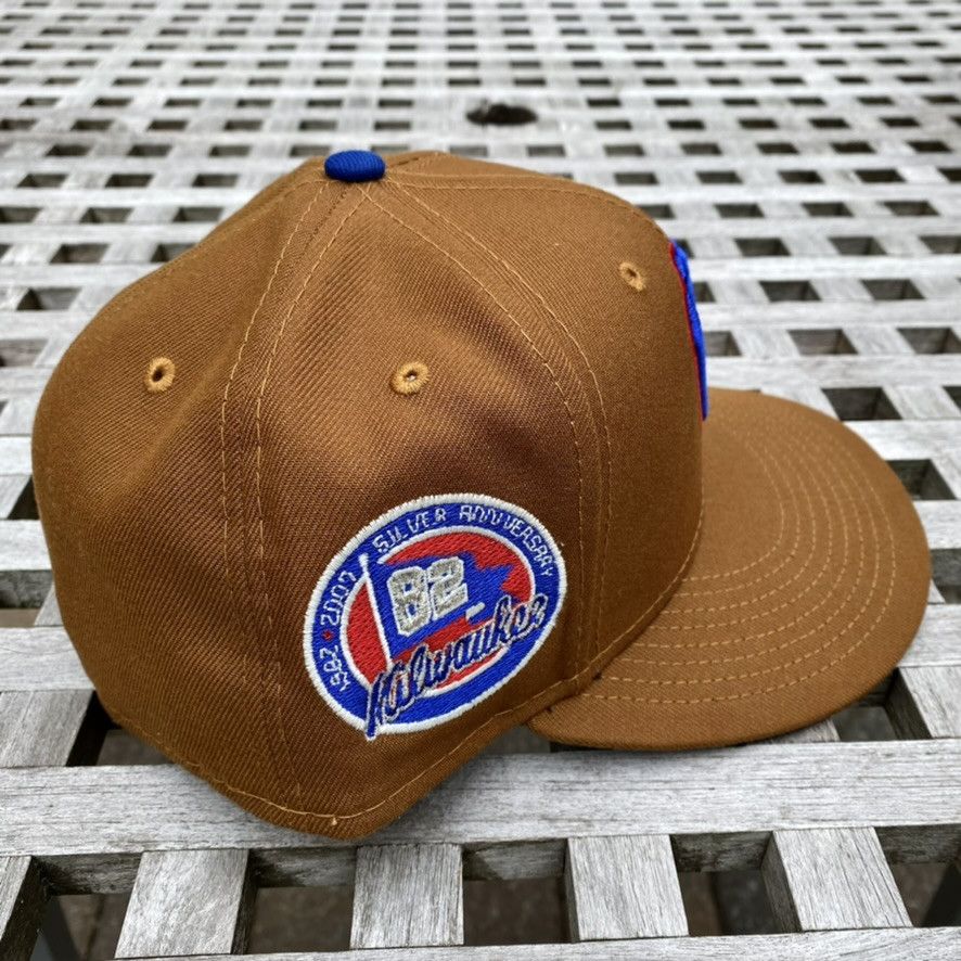 New Era Milwaukee Brewers Yote Ballpark Snack New Era Hat Club 7 3/8 Size ONE SIZE - 3 Thumbnail
