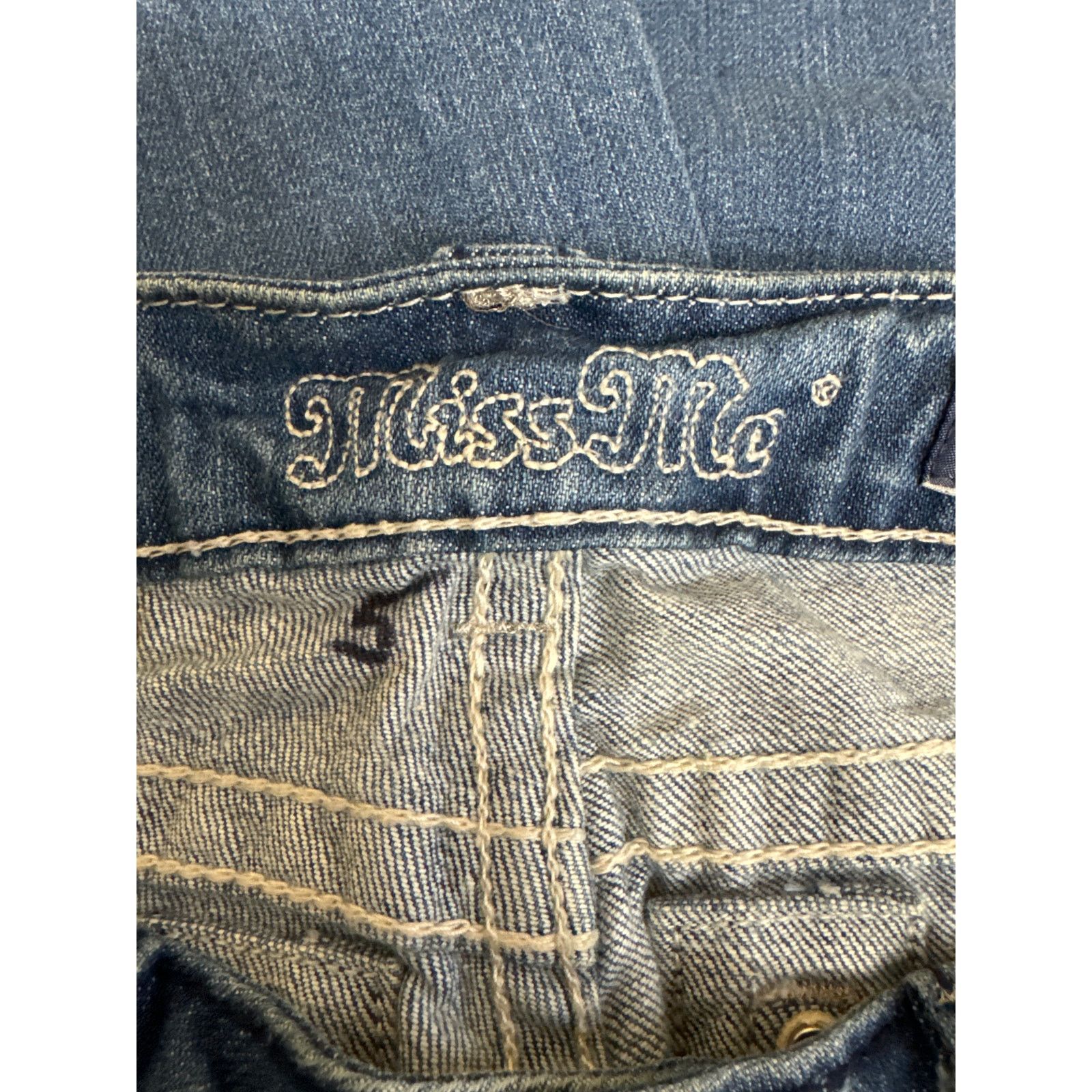 Miss Me Miss Me Jeans 29, JP5446B Cuffed Boot Color MED57B Size 29" - 6 Thumbnail