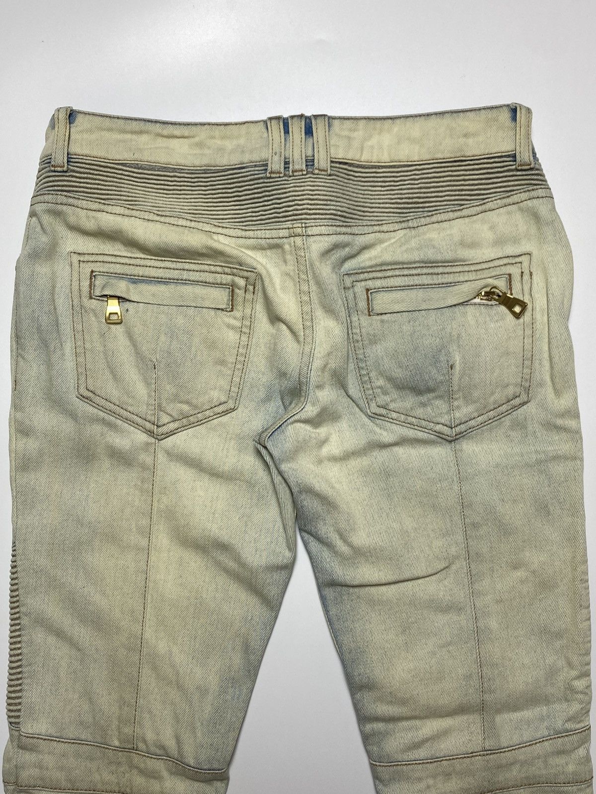 Balmain Balmain - Ankle Zip Biker Jeans Size US 30 / EU 46 - 12 Thumbnail