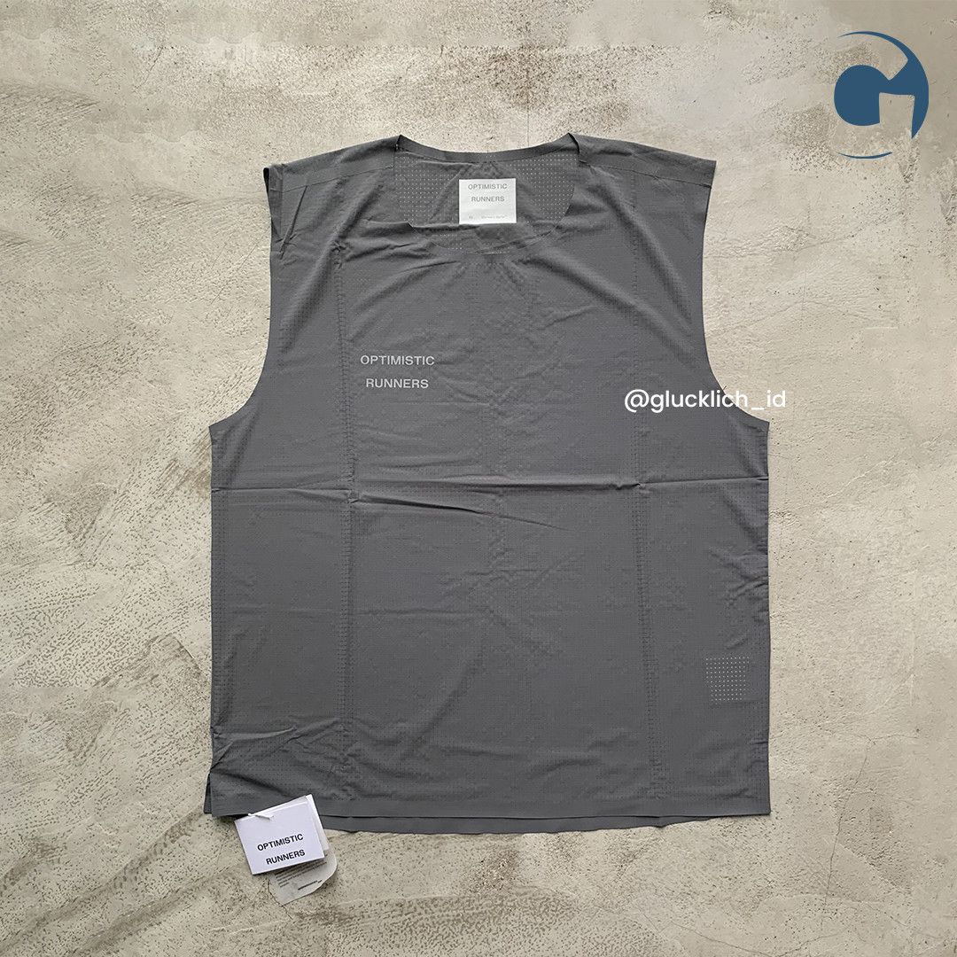 Other Optimistic Runners, Perforated Crop Tank Top in Grey Size US S / EU 44-46 / 1 - 7 Thumbnail
