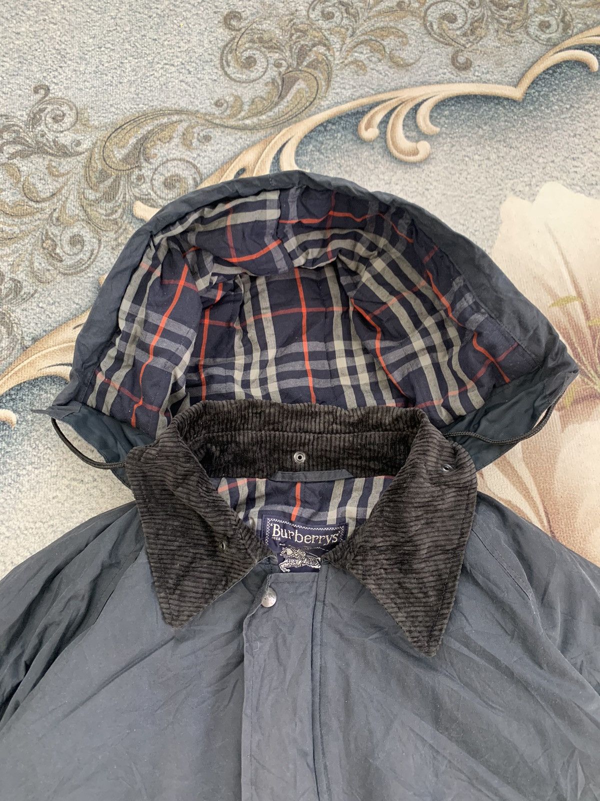 Burberry Burberrys London Cupra Wax Finish Jacket Hooded Size US L / EU 52-54 / 3 - 9 Thumbnail