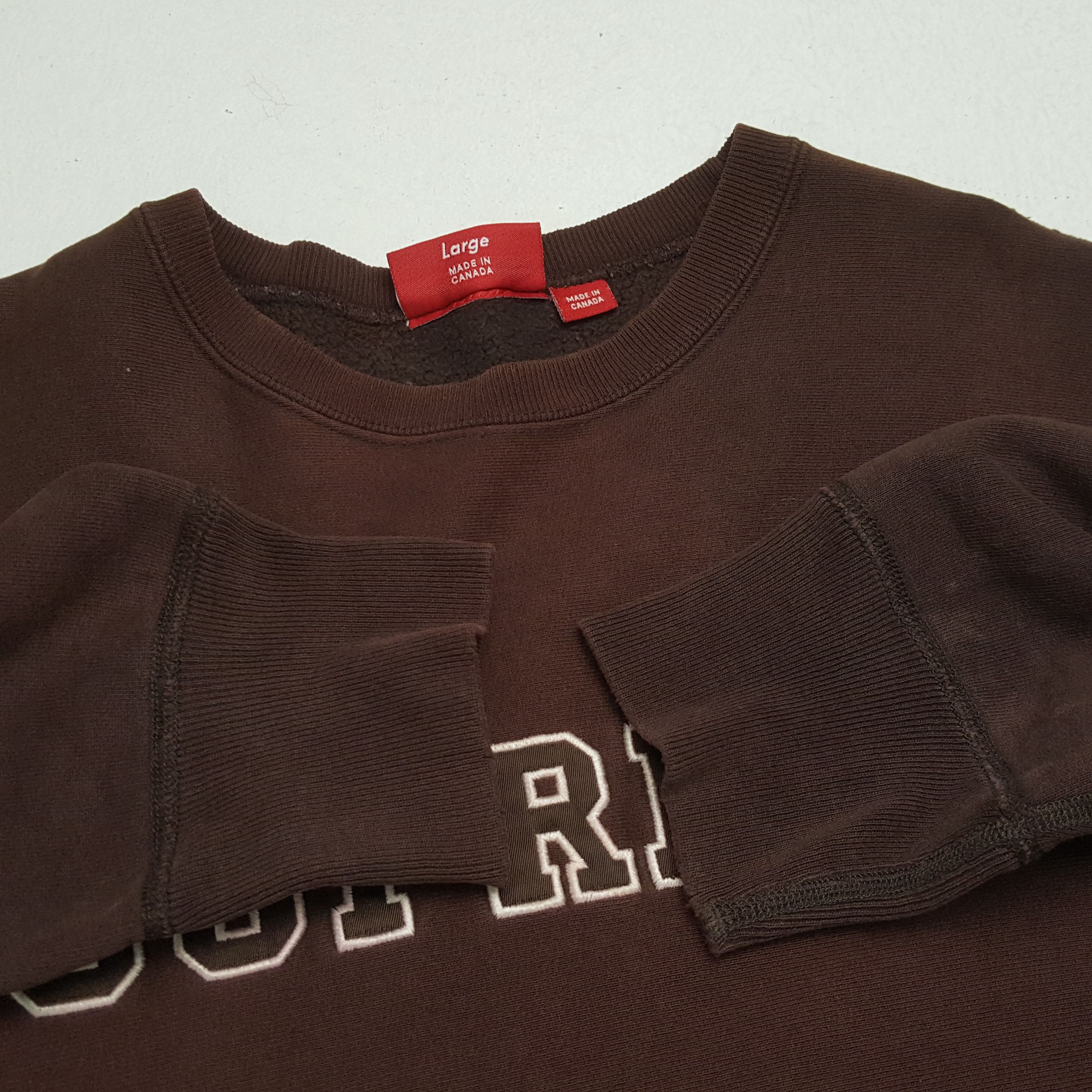 Supreme × Vintage SUPREME Center Spellout Design Skateboard Style Sweatshirt Size US L / EU 52-54 / 3 - 9 Thumbnail