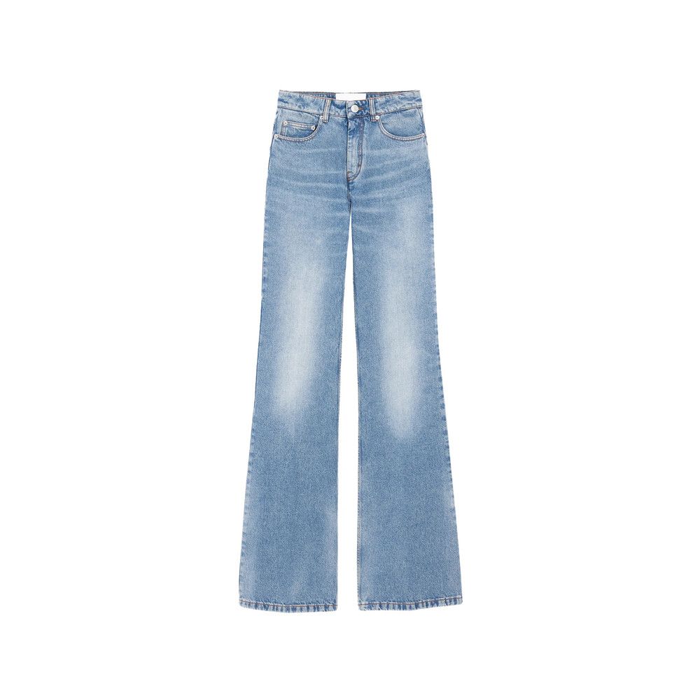 AMI Ami Paris BLUE Denim - Straight-Leg Jeans Size 26" / US 2 / IT 38 - 1 Thumbnail