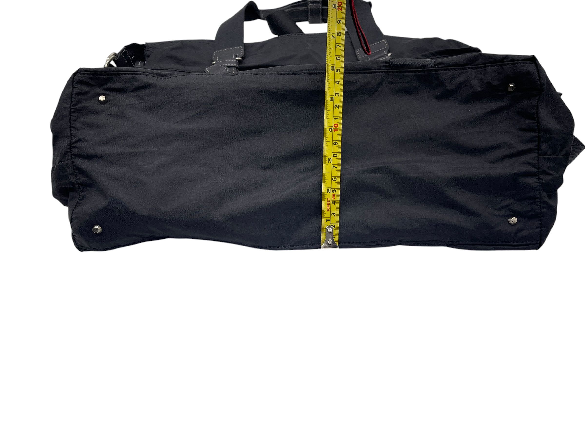 agnes b. Agnès b Voyage Nylon Boston Travel Bag Black Duffel Gym Bag Size ONE SIZE - 14 Thumbnail