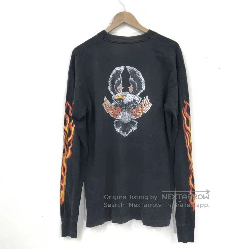 RIDING HIGH Vintage 80s Motor Ride Long Sleeve Tee. Size US L / EU 52-54 / 3 - 4 Thumbnail