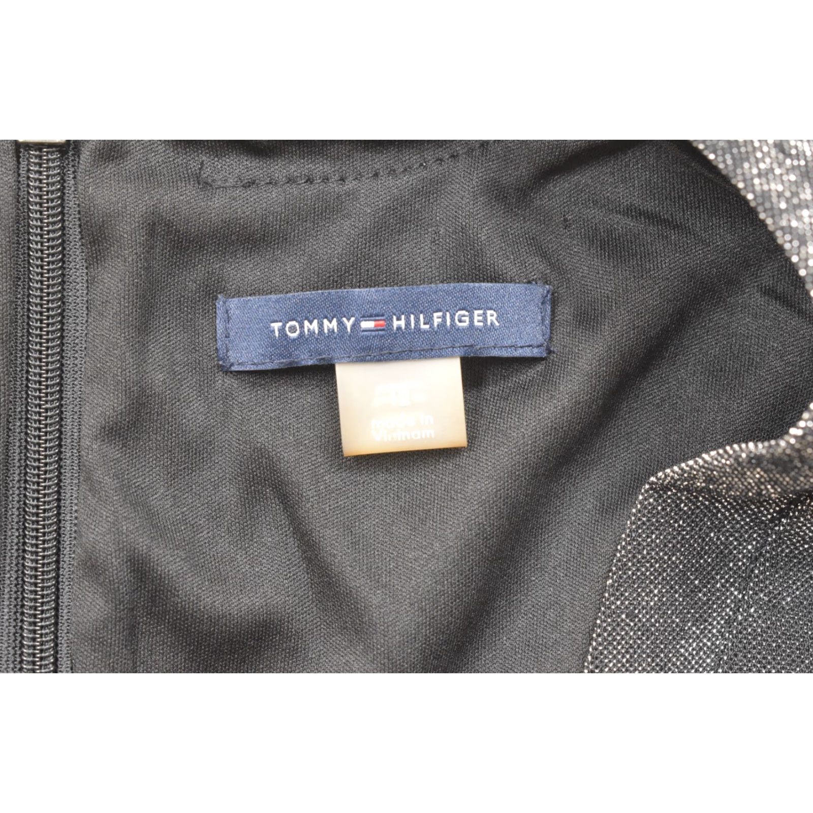 Tommy Hilfiger Tommy Hilfiger Women Dress Wrap Dress Long Sleeve Plus Size 12 Black Knee Length Nylon Polyester Size XL / US 12-14 / IT 48-50 - 7 Thumbnail