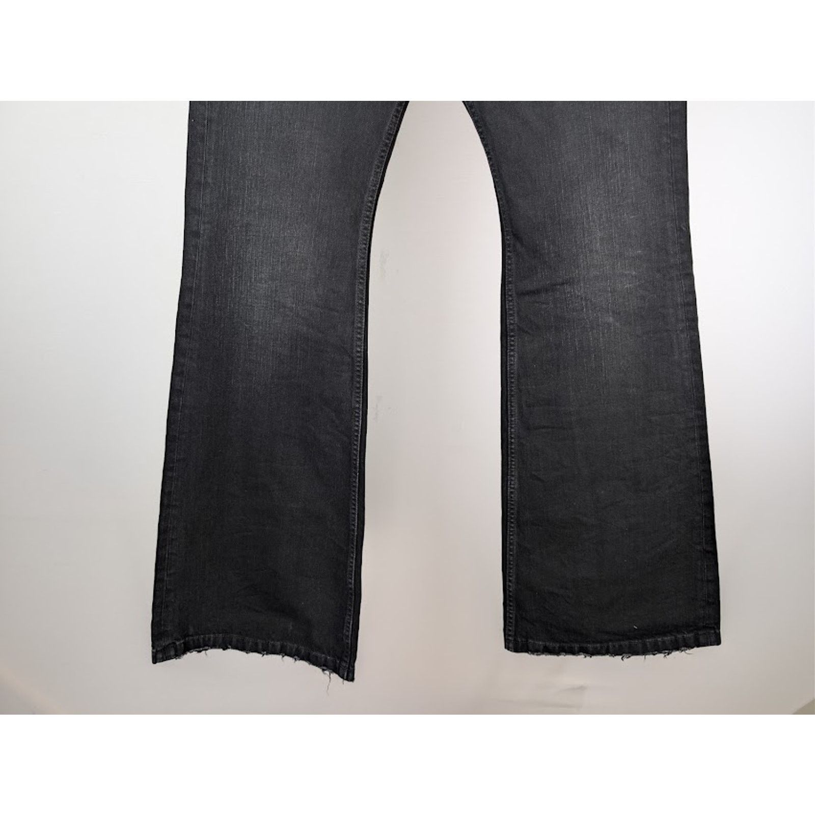 Balenciaga o1rshd1 Layered Kuroki Denim Jeans in Midnight Black Size US 34 / EU 50 - 6 Thumbnail