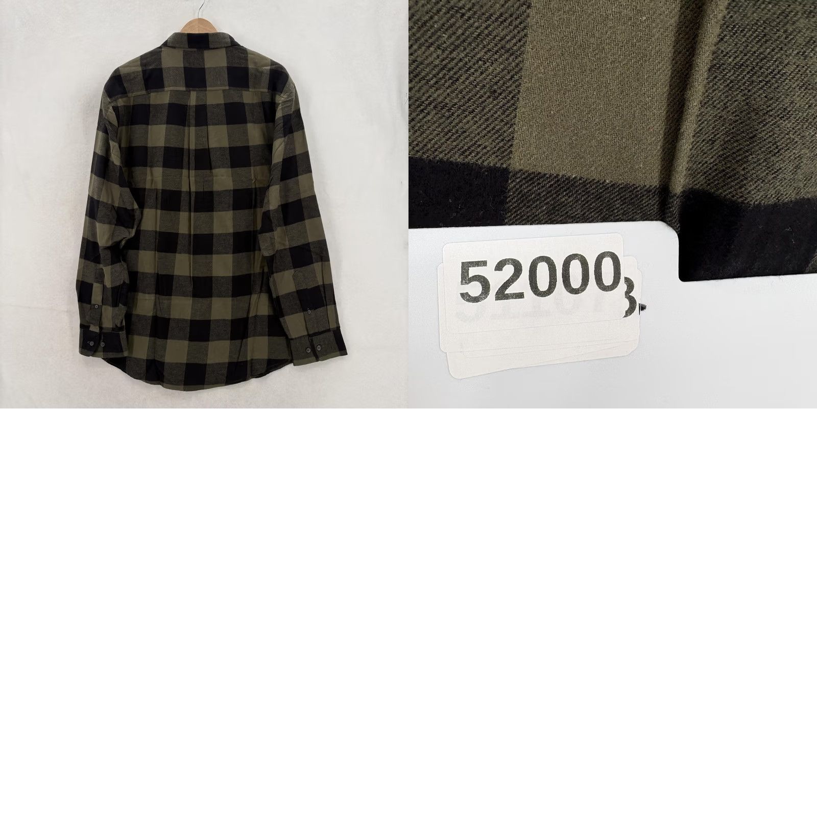 Croft & Barrow Croft & Barrow Shirt Mens L Green Buffalo Plaid Flannel Long Sleeve Casual Button-Up Size US L / EU 52-54 / 3 - 9 Thumbnail