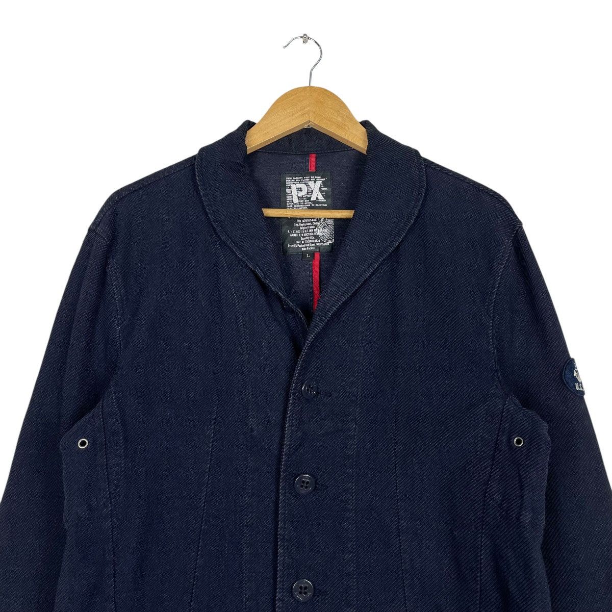 Avirex 💥AVIREX USN CHORE BUTTON SHAWL COLLAR Size US M / EU 48-50 / 2 - 2 Thumbnail