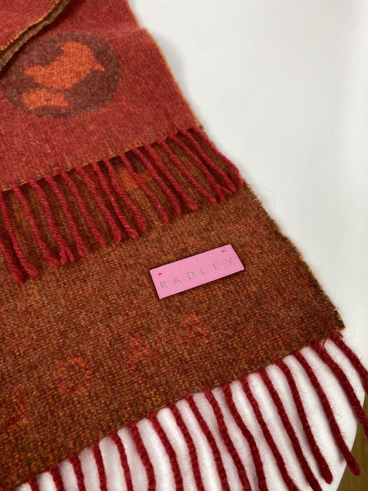 Other Radley Lambswool Angora Printed Scarf Size ONE SIZE - 3 Thumbnail