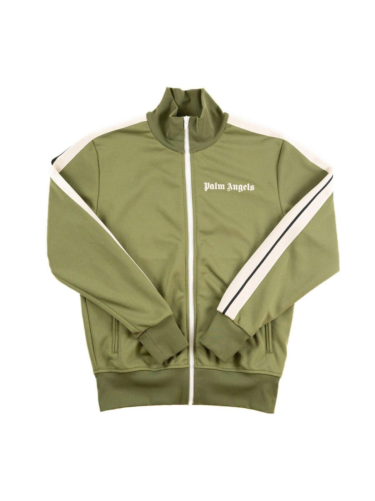 Palm Angels Palm Angels Mens Military White Track Jacket Small Green Size US S / EU 44-46 / 1 - 2 Thumbnail