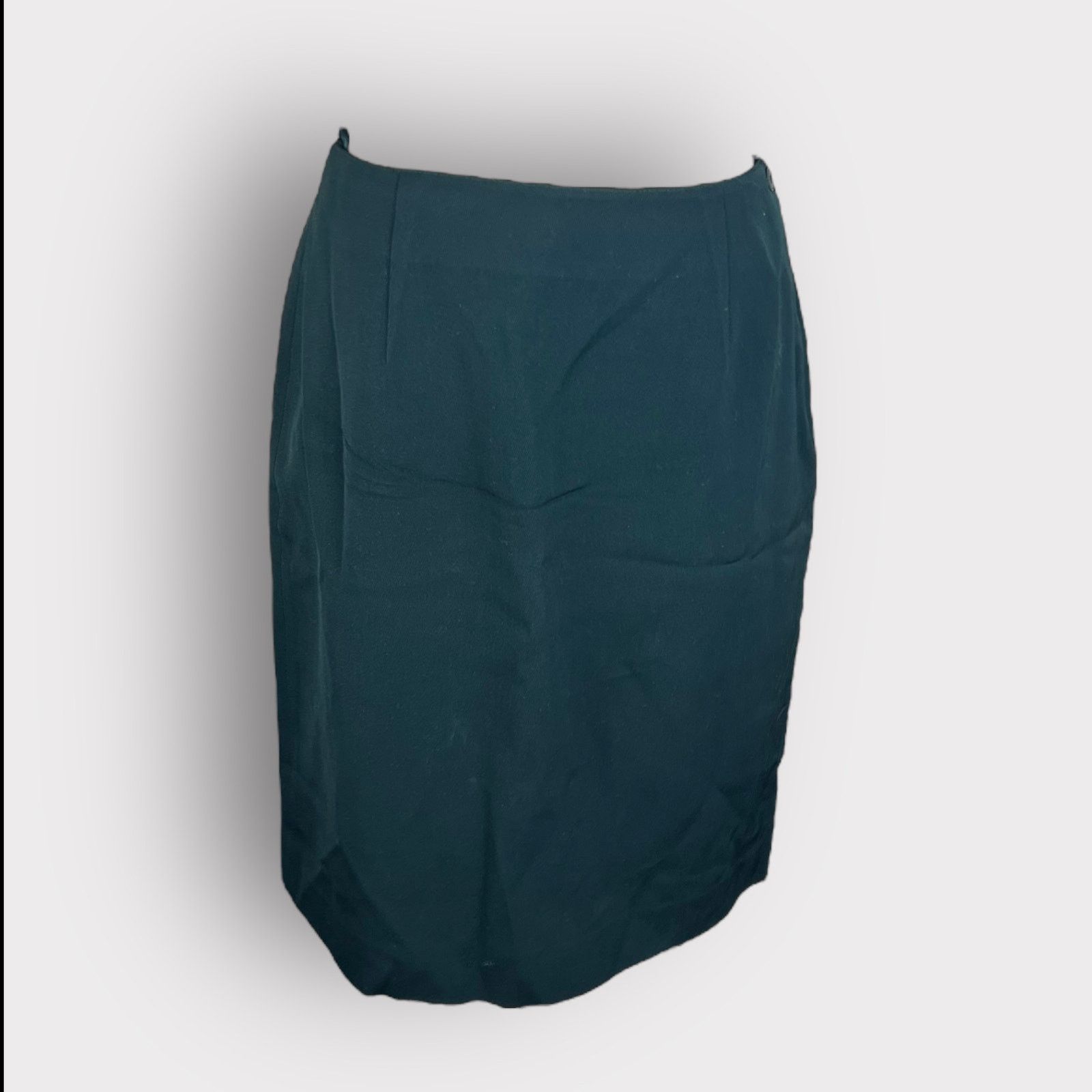 Jones New York Jones New York | Vintage Emerald Green Wool Pencil Skirt Size 30" / US 8 / IT 44 - 3 Thumbnail