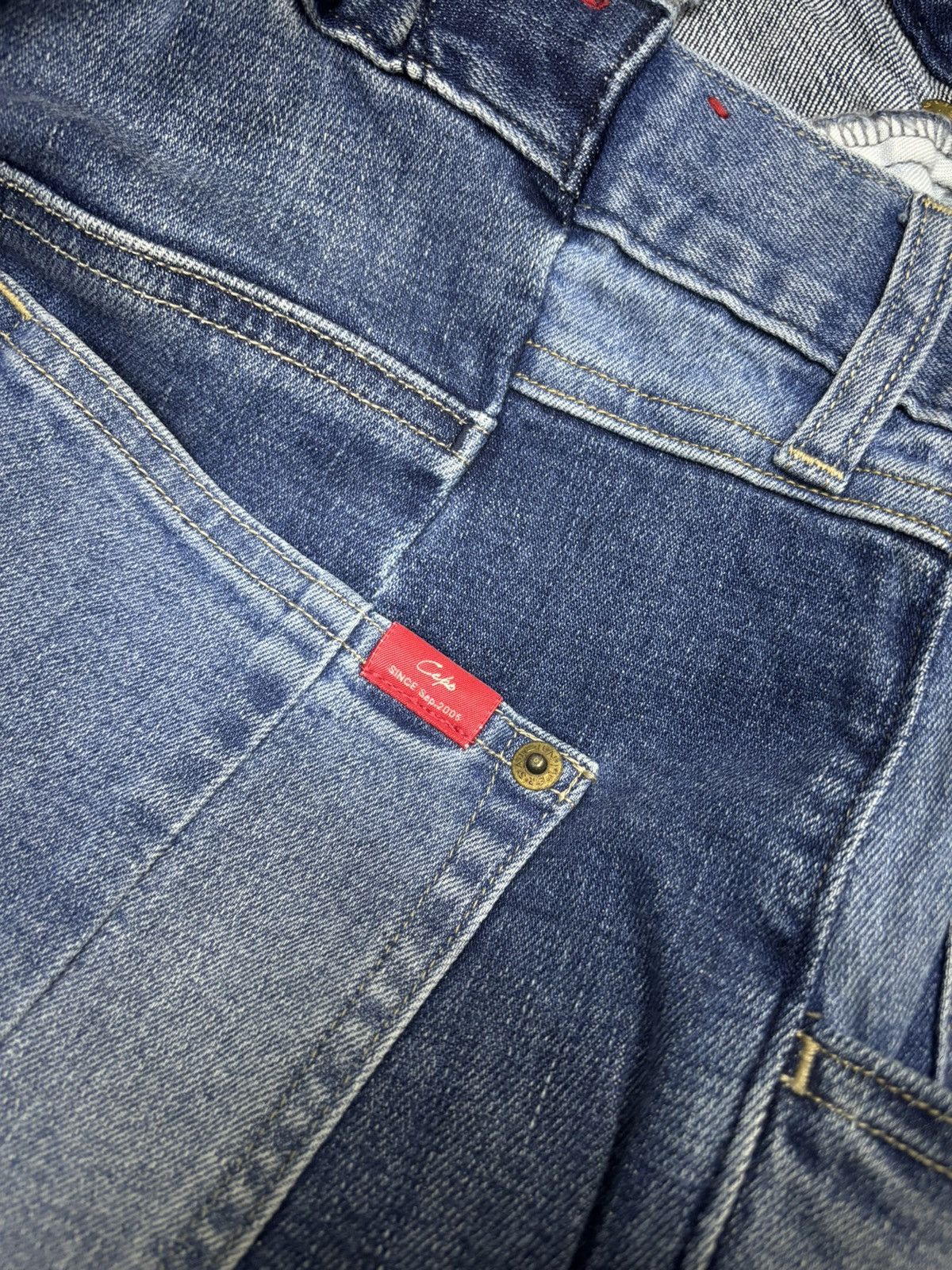 Japanese Brand × Jean × Kapital Vintage Patchwork Jean Cepo Japanese Brand Denim Size US 30 / EU 46 - 9 Thumbnail