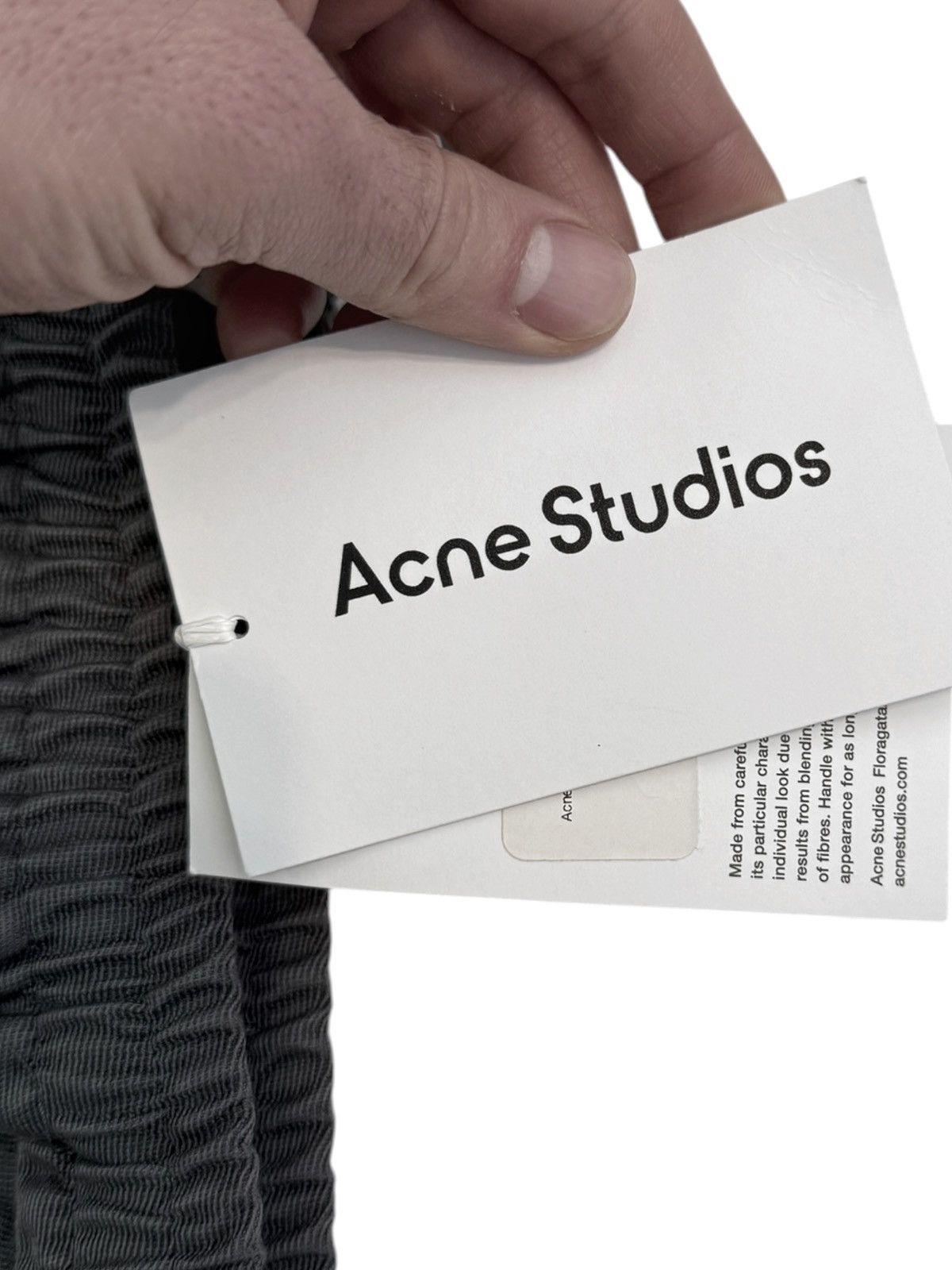 Acne Studios 2023 Grey Relaxed Fit Twill Trouser Size US 36 / EU 52 - 4 Thumbnail