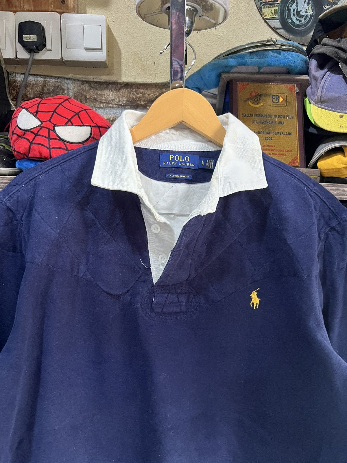 Polo Ralph Lauren 🔥Polo Ralph Lauren Long Sleeve Rugby Shirt Size US L / EU 52-54 / 3 - 3 Thumbnail