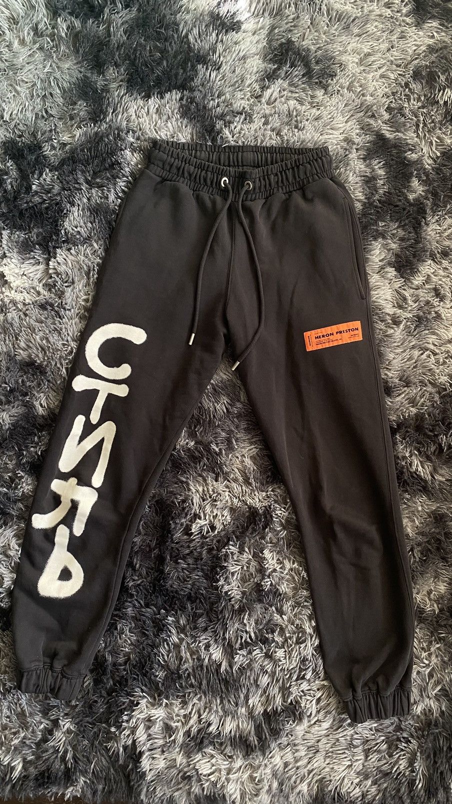 image of Heron Preston Joggers in Black, Women's (Size 24)