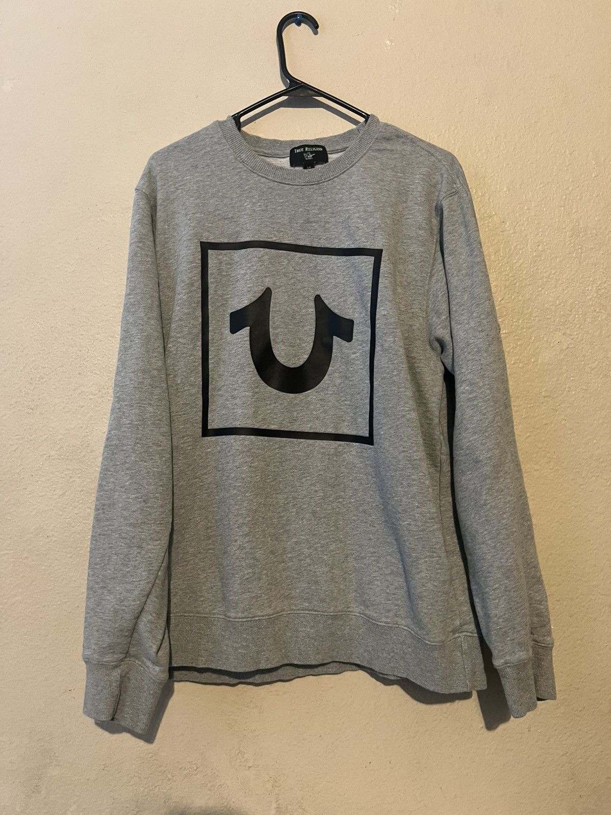 Japanese Brand × True Religion True religion logo crewneck grey size L Size US XL / EU 56 / 4 - 1 Thumbnail