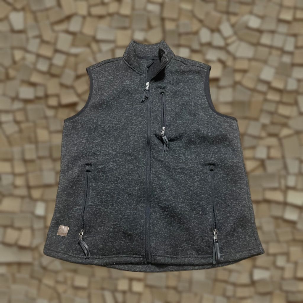 Cody James Cody James Sweater, Women's Size Large, Black, Zip Up, Sleeveless, Pockets, Vest, Zip Pockets, Casual, Regular, Fall/Spring/Summer, Women, L Size L / US 10 / IT 46 - 1 Thumbnail