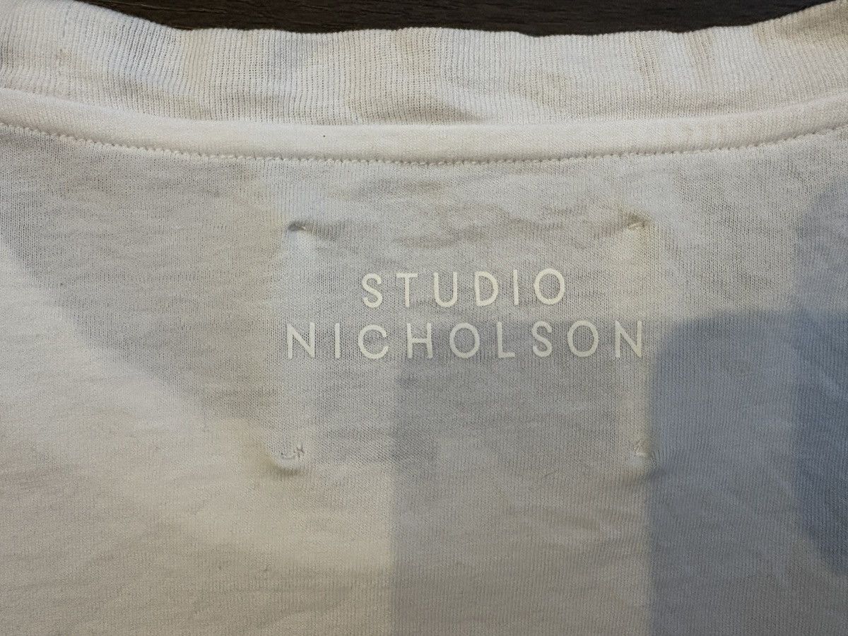 Studio Nicholson Off-White Bric T-shirt Size US L / EU 52-54 / 3 - 3 Thumbnail