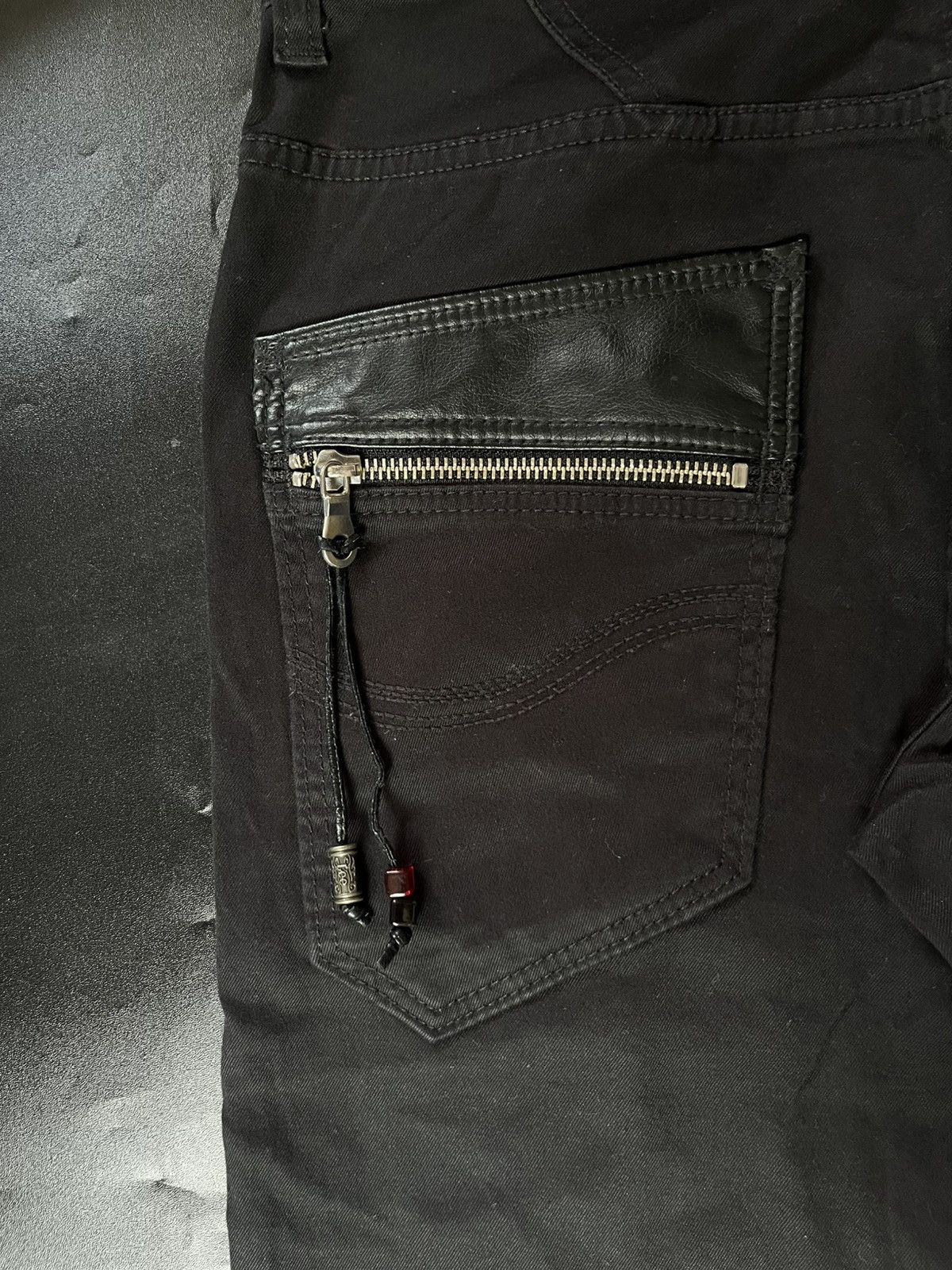 If Six Was Nine × Japanese Brand × Le Grande Bleu (L.G.B.) Super Black Lee riders Bondage Size US 29 - 8 Thumbnail