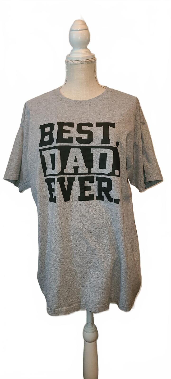 Genetic Manipulation Shinichiro Kuriya Gray Best Dad Ever Graphic T-Shirt Size US M / EU 48-50 / 2 - 1 Thumbnail