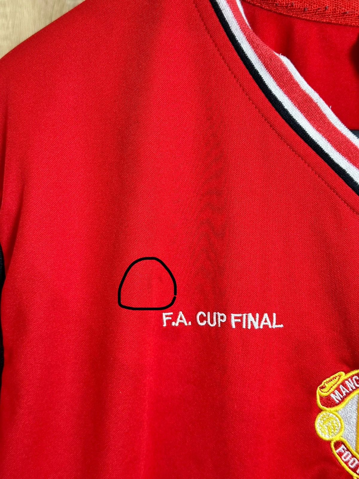 Vintage 🔥 1985 Manchester United FA Cup Vintage Retro Jersey T Shirt Size US XL / EU 56 / 4 - 3 Thumbnail