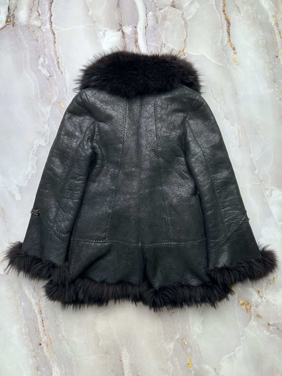 Japanese Brand Vintage Sheepskin Coat (E1) Size L / US 10 / IT 46 - 10 Thumbnail