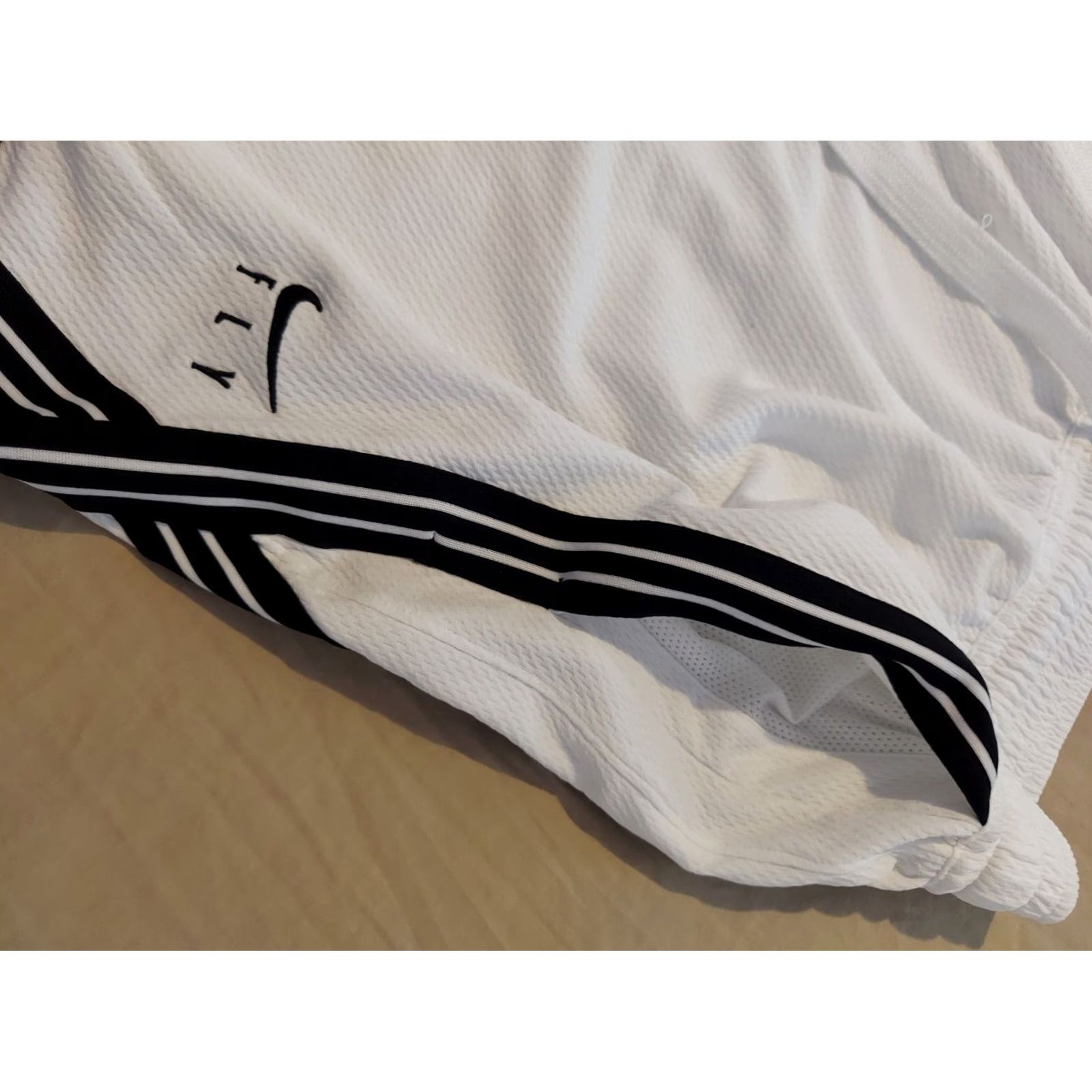 Nike Nike Shorts Athletic Mens XL White Workout Gym Basketball Size US 36 / EU 52 - 3 Thumbnail