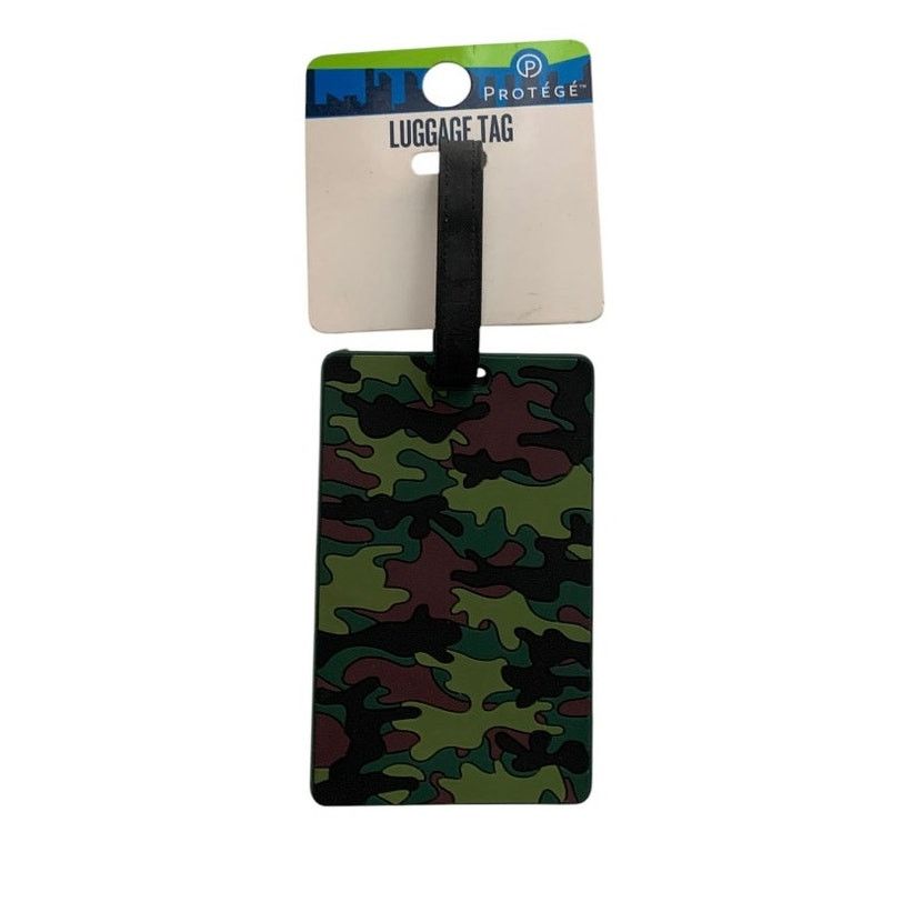 Protege Protege Camouflage Personalized Luggage Tag Travel Suitcase Size ONE SIZE - 5 Thumbnail