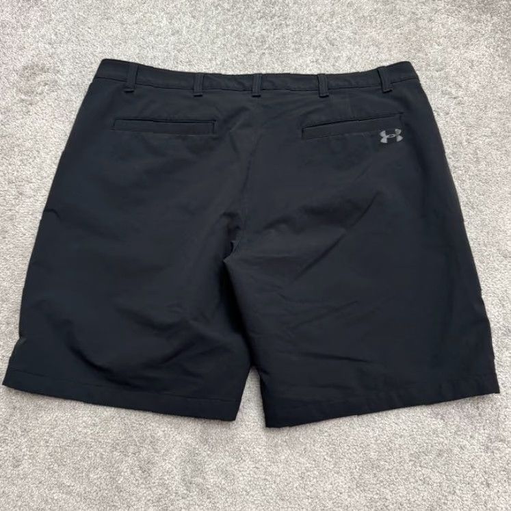 Under Armour Under Armour Shorts Mens 40 Black Golf Performance Chino Flat Front Active Prep Size US 40 / EU 56 - 2 Thumbnail