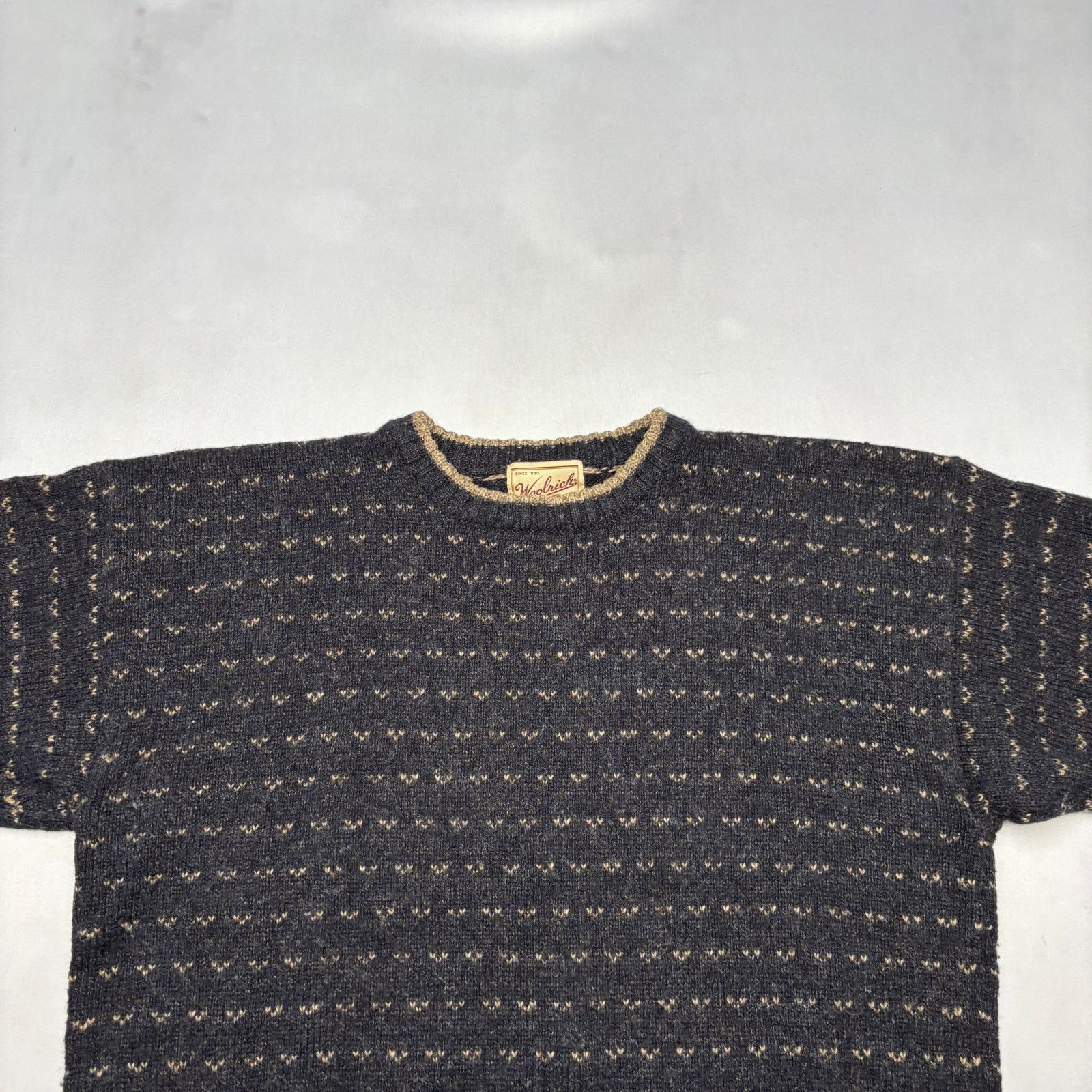 Woolrich Woolen Mills Woolrich Nottingham Tweed Wool Blend Sweater Men's Large Size US L / EU 52-54 / 3 - 2 Thumbnail