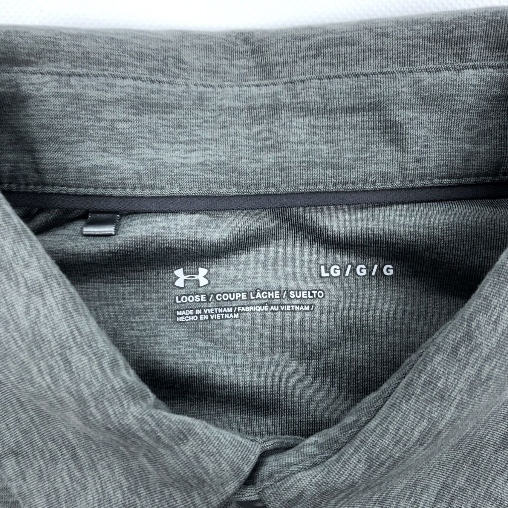Under Armour Under Armour Polo Shirt Long Sleeve Gray Men L Loose Fit Performance Golf Shirt Size US L / EU 52-54 / 3 - 4 Thumbnail