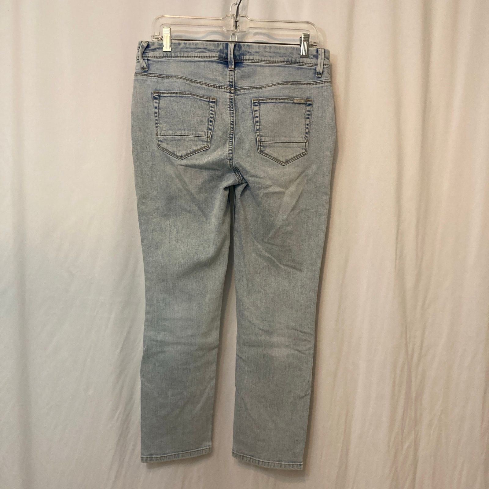 Chicos Chico’s So Slimming Crop Slim Straight Mid Rise Pants Jeans Size 27" / US 4 / IT 40 - 7 Thumbnail