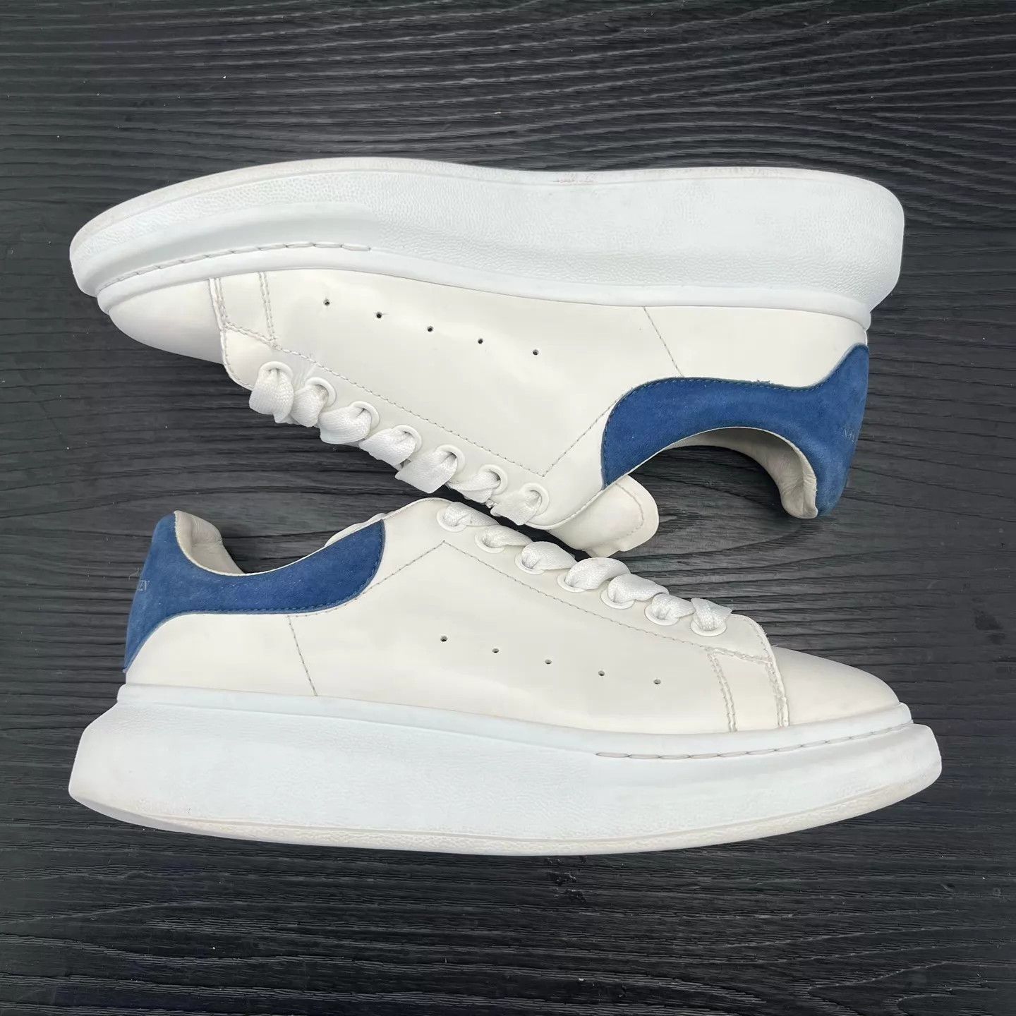 Alexander McQueen McQueen Blue Suede 41.5 Boxed Good Condition Size US 8.5 / EU 41-42 - 4 Thumbnail