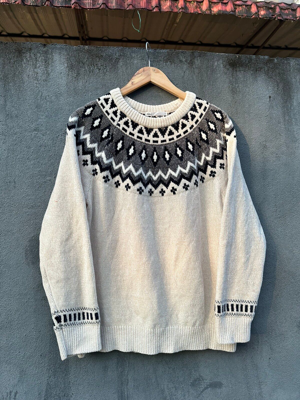Japanese Brand Ikka Knitted Sweatshirt Size US M / EU 48-50 / 2 - 4 Thumbnail